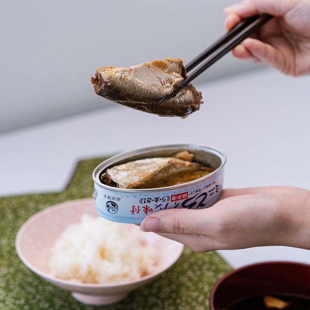 【CHIBASANCHOKU】Canned seasoned sardines-ミニとろいわし味付-100g